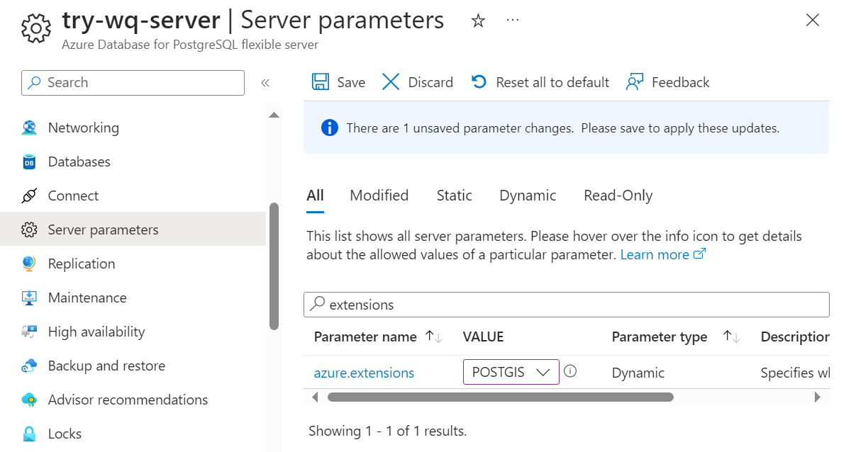 Azure - Database Extensions