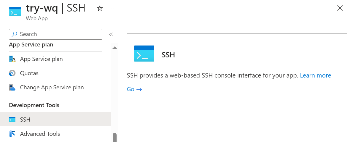 Azure - SSH tool